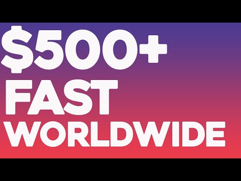 Make $500+ REALLY FAST DOING THIS | Make Money Online (Worldwide!)