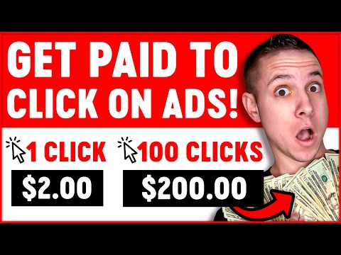 Get Paid To Click On Ads ($2 Per Click) Make Money Online for FREE Worldwide!