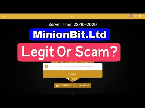Minionbit.Ltd Legit or Scam? New Legit Crypto Doubler Site 2020 | Full Review