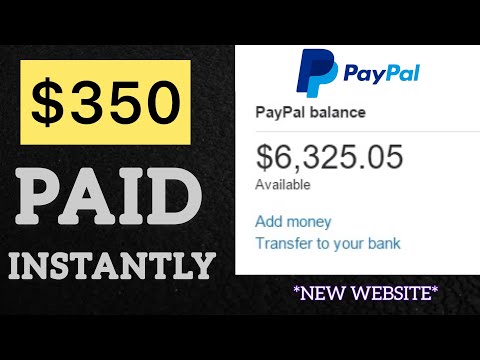 FREE PAYPAL MONEY $350 PAID INSTANTLY  “New Website” | Make Money Online