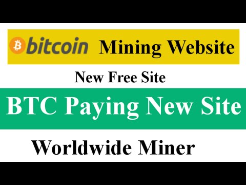 Bitcoin Mining New Website Without Invest Worldwide || BTC Mining Site || Earn Free Bitcoin