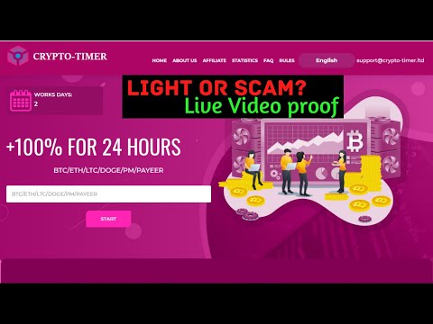 Crypto-timer.ltd Light Or Scam? | Live Payment proof| Must watch Full video| New Crypto doubler Site