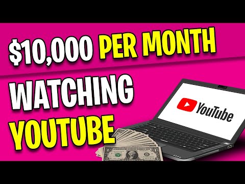 Earn $10,000 PER MONTH WATCHING YOUTUBE VIDEOS (Make Money Online)