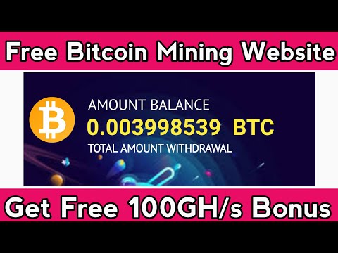 Free Bitcoin Mining Website | Free Bitcoin Cloud Mining Website | New Bitcoin Mining Website