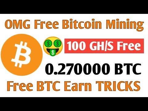 OMG 100 GH/S Free Bonus ! Free Bitcoin Cloud Mining Site 2020 ! Earn Free Bitcoin ! Bitcoin Mining