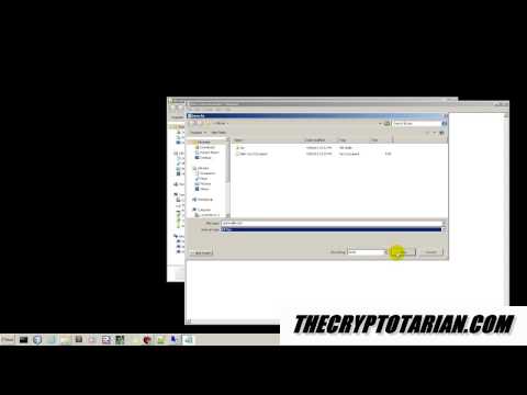 Portable Bitcoin wallet tutorial - WIN7 - USB - 6MIN