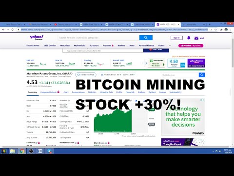 Bitcoin mining stock MARA UP 30%! Low cap legit BTC mining OPP on Nasdaq