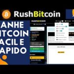 💨RUSHBITCOIN Site para ganhar bitcoin rapido e facil | faucet, ptc, jobs, shortlink e mais veja