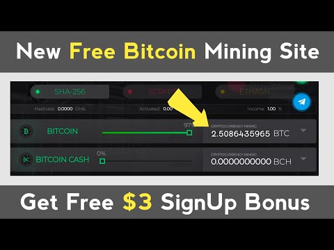 New Free Bitcoin Mining Site Without Investment 2020 | Free Cloud Mining Site, Bitcoin, Bitcoin News