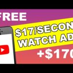 Earn $17 Every 30 Seconds For WATCHING ADS (Make Money Online)
