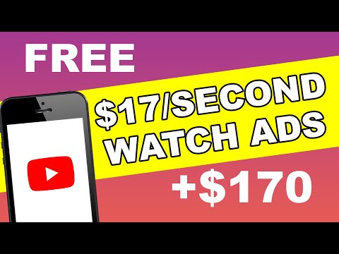 Earn $17 Every 30 Seconds For WATCHING ADS (Make Money Online)