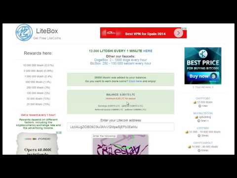 Лайткоин кран LiteBox - от 25.000 до 10 млн Litecoin каждый час!