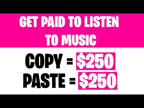 Earn $1082 PER WEEK LISTENING TO MUSIC (Make Money Online)