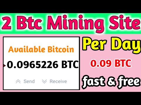 2 Bitcoin mining website || New Bitcoin mining website || New Btc Mining site || free Bitcoin mining