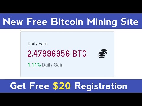 Free Bitcoin Mining Sites Without Investment 2021 | Get Fre $20 Register | Free Bitcoin Earning Site