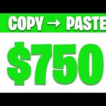 Make $750 PER DAY JUST COPY & PASTE (Make Money Online)
