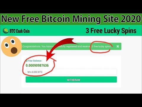 NEW Free! Bitcoin Mining Website 2021 Mine 1 BTC Daily With PROOF