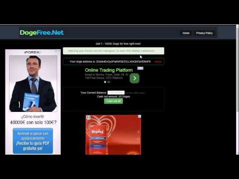 Биткоин кран DogeFree - от 7 до 10 000 догов каждые 30 минут!