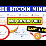 OMG😲 New Bitcoin Mining Site 2021 | $20 Signup Bonus Free | Free Bitcoin Mining | Free Mining Sites