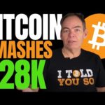 BITCOIN PRICE BLASTS PAST $28K AS MAX KEISER PREDICTS!! BTC MARKET CAP NOW ABOVE HALF A TRILLION!!