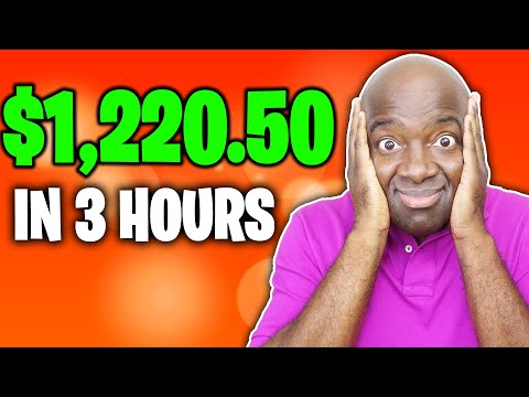 HOW I MADE $1,220.50 ONLINE IN 3 HOURS | MAKE MONEY ONLINE