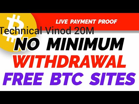 Free Bitcoin! No Minimum payout! With payment proof, Instand withdraw, Earning Free Bitcoin Website!