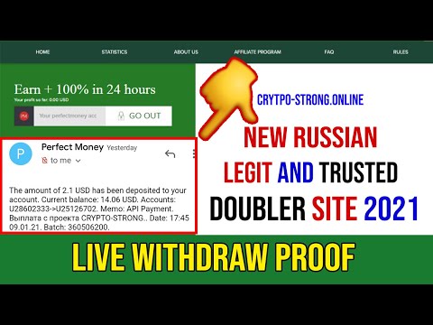 Crypto-strong.online Withdraw Proof | New Doubler Site | Legit or Scam | Again Live Deposit Proof