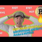Bitcoin Mining Stocks [UPDATE] | BTBT FRAUD & INSTITUTIONS are buying MARA & HUT! - HIVE, RIOT, MARA
