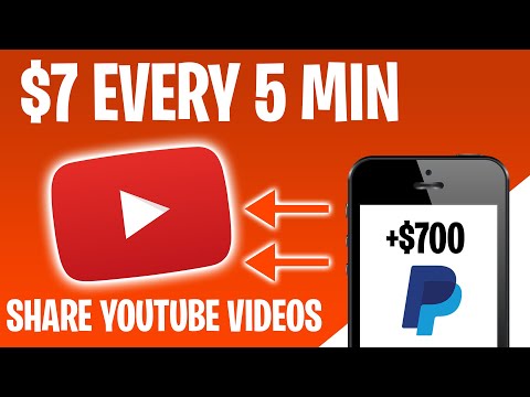 Make $7 Every 5 Min SHARING YOUTUBE VIDEOS (Make Money Online 2021)