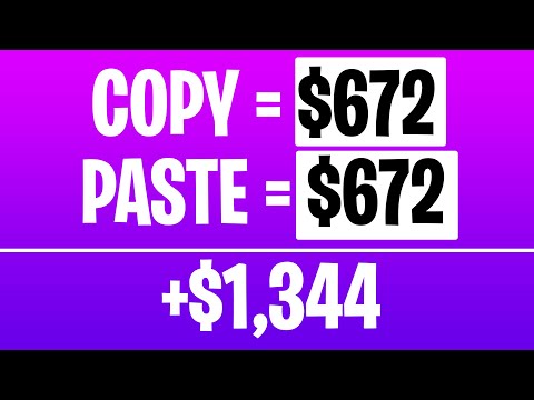 Make $672 For Copy And Pasting Images (Make Money Online)