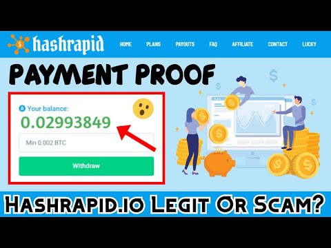 2021 IS HASHRAPID SCAM OR LEGIT? | Honest review of hashrapid.io bitcoin mining site 2021