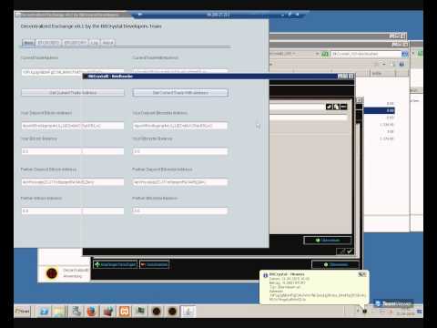 BitCrystal Decentralized Exchange Trade Guide Video 1