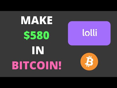 HOW TO MAKE $580 IN BITCOIN BY SHOPPING ONLINE!! {Lolli}
