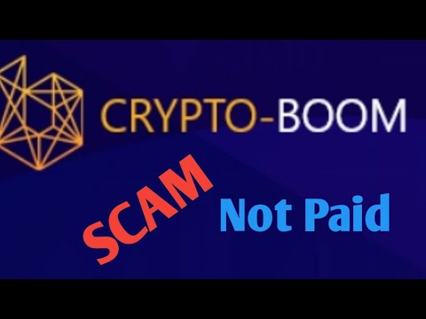 CryptoBoom site SCAM !! Not Paid