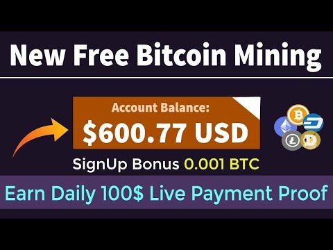 New 2021 Free Bitcoin Mining Site, Earn 35$ Free   Bitcoin BTC Earning Site