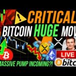 CRITICAL!!🚨HUGE BITCOIN & XRP MOVE!! THESE ALTCOINS ARE PUMPING! MY NEXT TRADE! BTC & ETHEREUM NEWS!