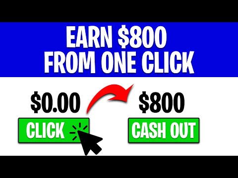 Earn $800 Fast For One Click FOR FREE (Make Money Online Today)
