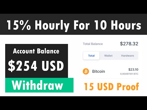 TradesHack - New Free Bitcoin Mining Site 2021 | Earn 15% Hourly for 10 Hours Live 15 USD Proof