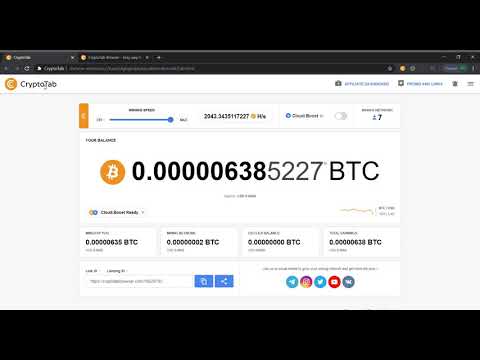 ₿ Cryptotab: Boost Bitcoin Mining Speed with Proof ₿