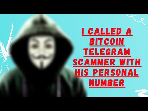 Calling TELEGRAM SCAMMER With His PERSONAL NUMBER! (Scam Bitcoin Hackers!)