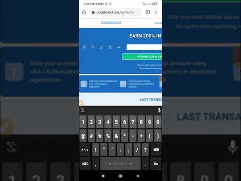 Double Kick Biz Legit or Scam   New Crypto Doubler Website 2021   Full Review