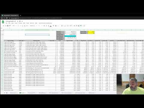 Ultimate Crypto Mining Spreadsheet v2 Alpha build preview