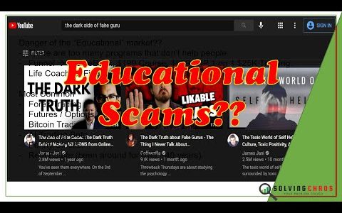 Fake Guru (Educational) – Scams? Forex, Options, Bitcoin, Day Trading Courses?  Good for you?