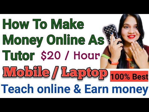 How to Make Money Online as Teacher ? Online Teaching jobs 2021 | Work From Home|Best Sites To Tutor