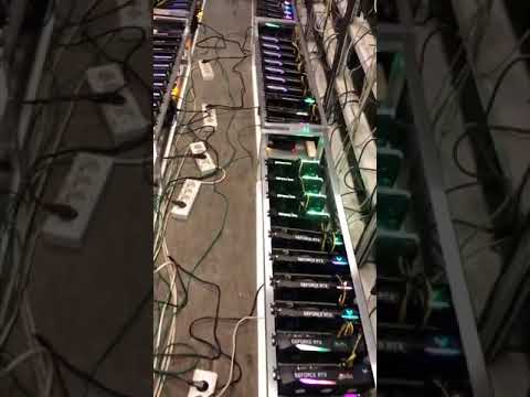 Bitcoin Mining Farm.