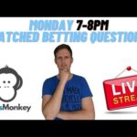 Monday 22/2/21 Matched Betting Questions Stream OddsMonkey Make money online UK