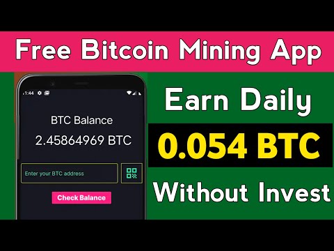 New Bitcoin Mining App 2021 Without Investment | New Bitcoin Earning App 2021 | Free BTC Mining App
