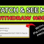 Watch me withdraw ₦500 from This Site 😇 | Make Money Online In Nigeria