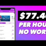 Get Paid $77.40 Per Hour With NEW FREE App (Make Money Online 2021)