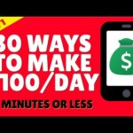 Make Money Online 2021 💰 30 Ways To Make $100 - Part 1 💰 Work From Home 2021 💰💰💰